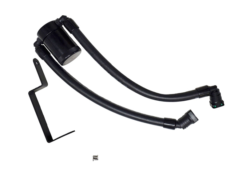 J&L 13-19 Ford Explorer Sport EcoBoost V6 Passenger Side Oil Separator 3.0 - Black Anodized 3022P-B