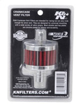K&N Steel Base Crankcase Vent Filter 0.5in Vent OD x 2in OD x 1.5in Height 62-1100