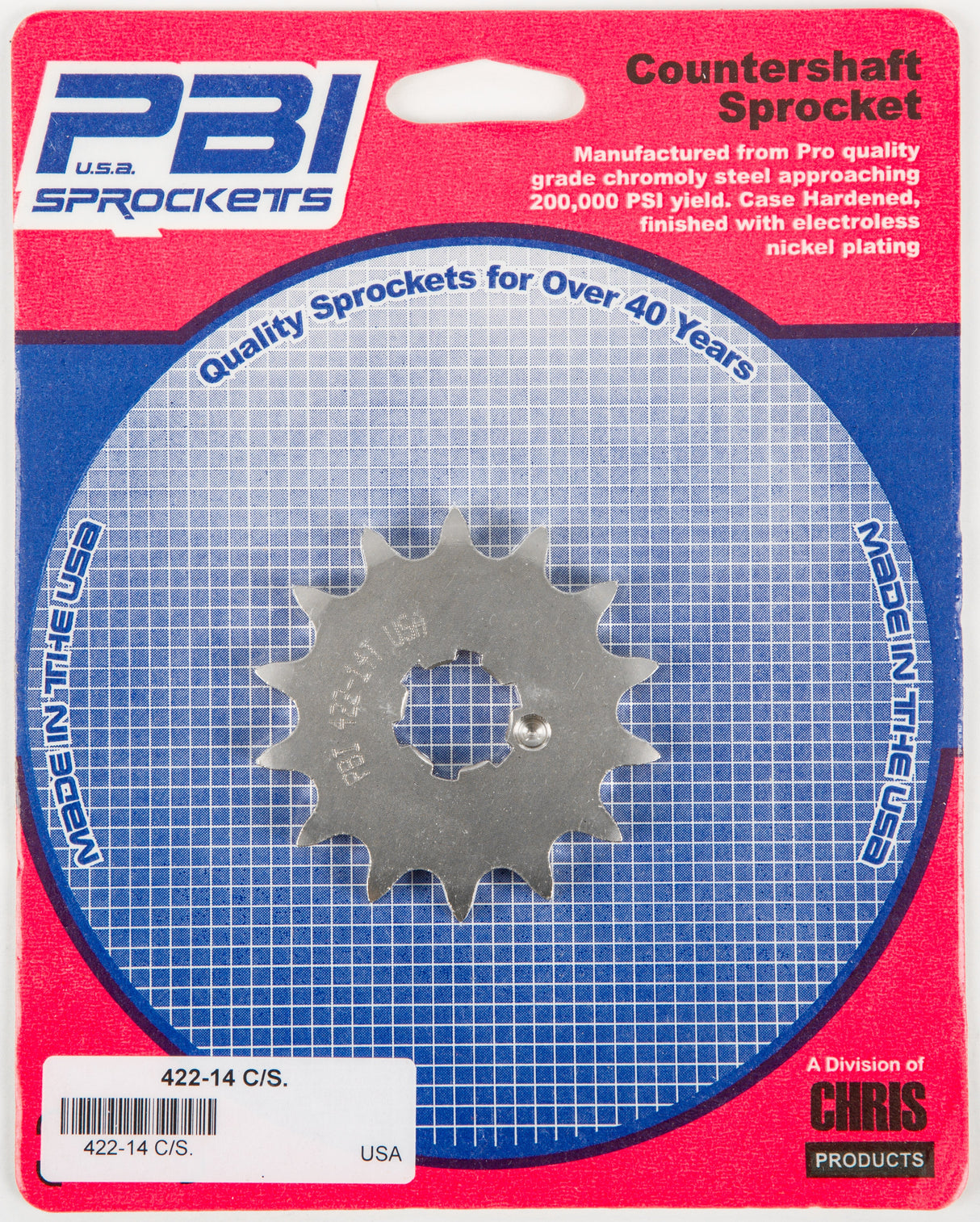 PBIFront Cs Sprocket Steel 14t-420 Kaw/Suz422-14