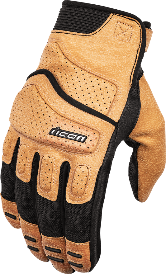 ICON Women's Superduty3™ CE Gloves - Tan - Large 3302-0927