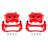 Power Stop 05-14 Ford Mustang Front Red Calipers w/Brackets - Pair S4928A