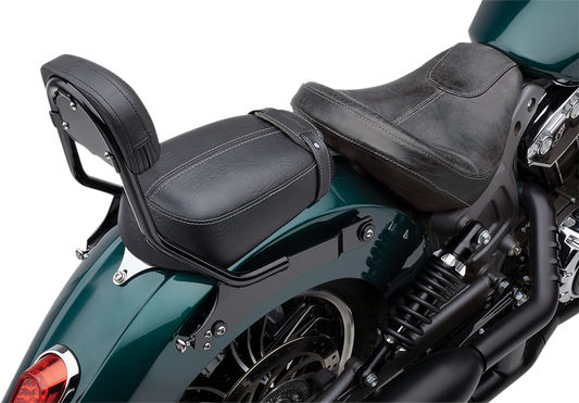 COBRA Detachable Backrest - Black - Solo Seat - Scout 502-2211B