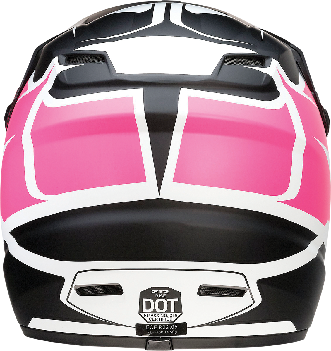 Z1R Youth Rise Helmet - Flame - Pink - Large 0111-1453