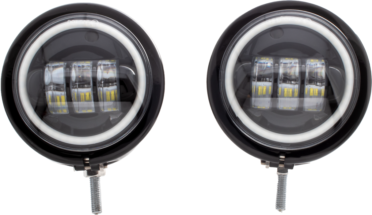 LETRIC LIGHTING CO4.5" Led Assem Blk Shell Halo BlackLLC-PL-FHBB