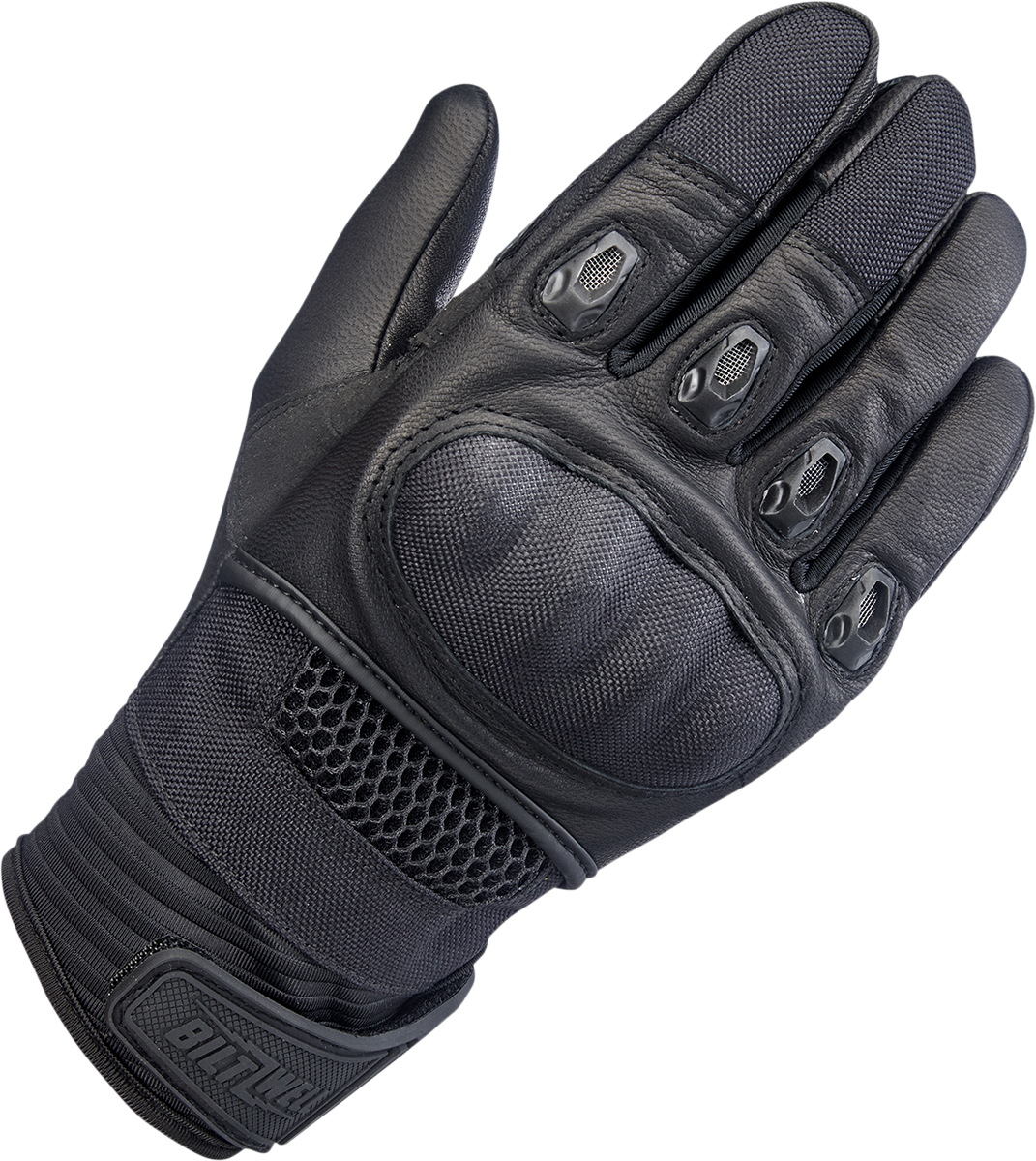 BILTWELL Bridgeport Gloves - Black Out - Large 1509-0101-304