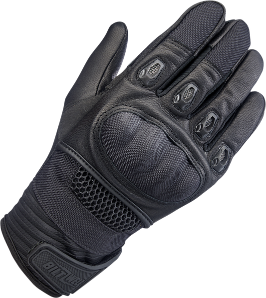 BILTWELL Bridgeport Gloves - Black Out - Large 1509-0101-304