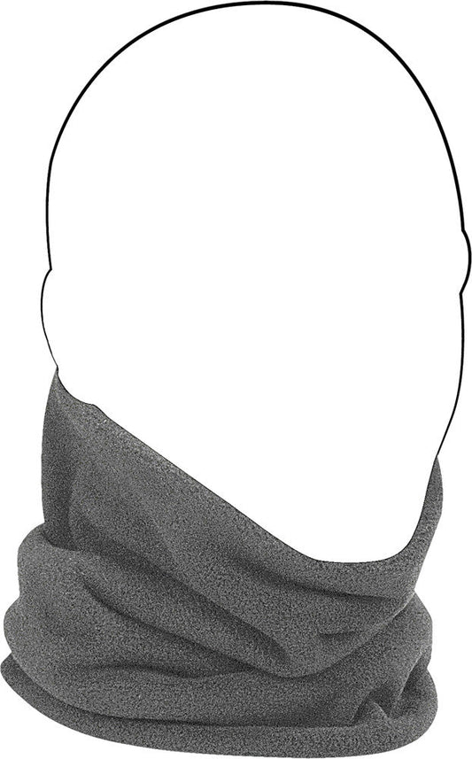 ZAN Neck Gaiter Microfleece Charcoal Grey/Hi-Vis Lime WFMFN001HV