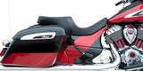 DRAG SPECIALTIES Asiento Touring de perfil bajo - Negro - Liso - Vinilo - '14-'22 Indian 0810-2273 