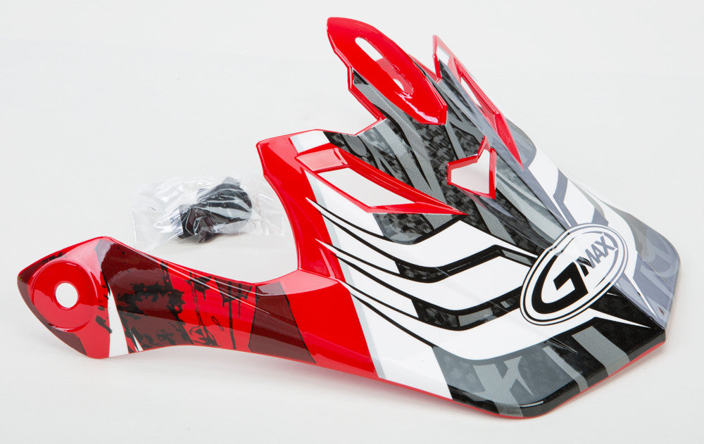 GMAX Gm-46x-1 Shredder Visor Red Xs-Sm G046010