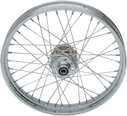 DRAG SPECIALTIES Front Wheel - Single Disc/No ABS - Chrome - 21"x2.15" 64439