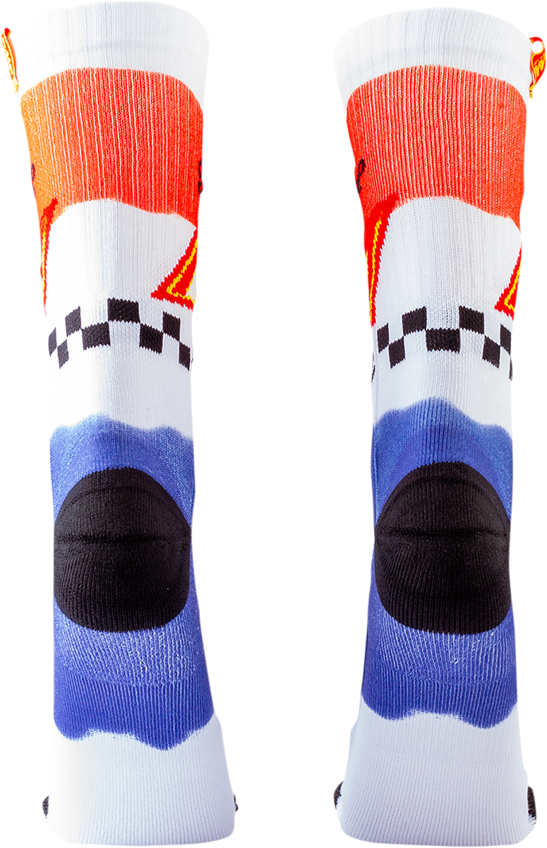 Calcetines FMF King of Racing - Blanco - Talla única HO20194907WHT 3431-0690 