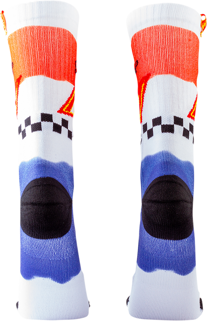 Calcetines FMF King of Racing - Blanco - Talla única HO20194907WHT 3431-0690 