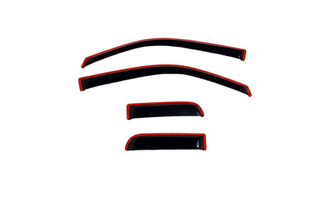 AVS 22-23 Toyota Tundra CC/CrewMax In-Channel Ventvisor Front & Rear Window Deflectors 4pc - Smoke 194888