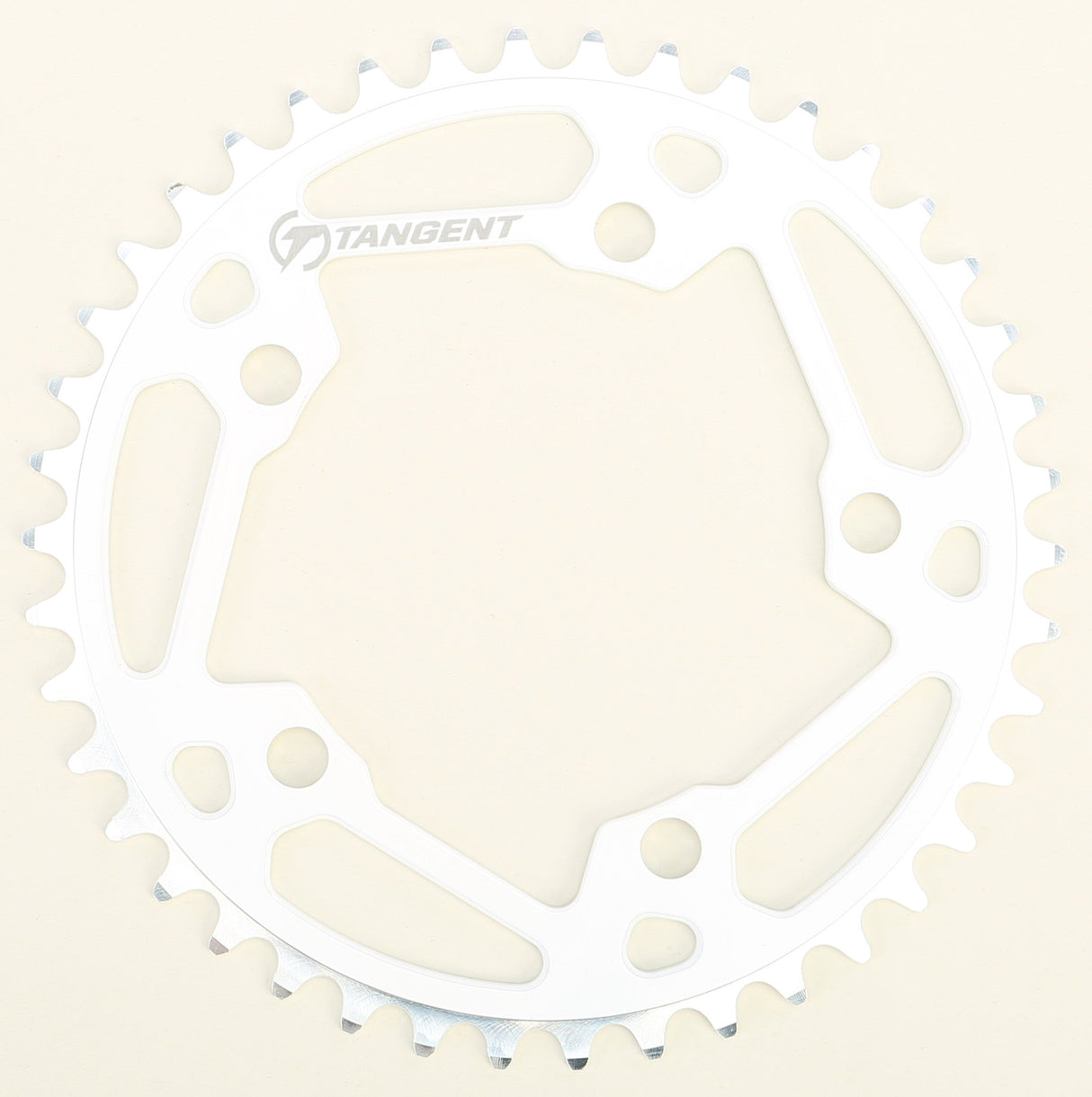 TANGENT 5-Bolt Chain Ring 42 White 2016 27-2542W