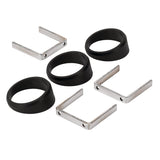 Autometer or Autogage 2-1/16in Black Angle Rings -- 3 Pack 2234