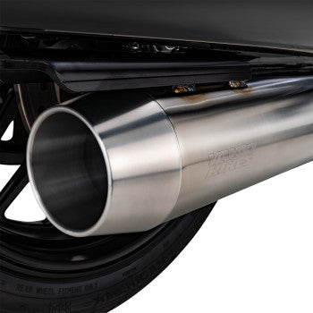 VANCE & HINES 2-into-1 Gaslighter Exhaust System with Heat Shields - M8 Touring - Brushed   27346