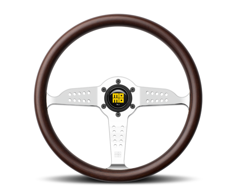 Momo Super Grand Prix Steering Wheel 350 mm - Mahogany Wood/Pol Spokes GRA35WD0P