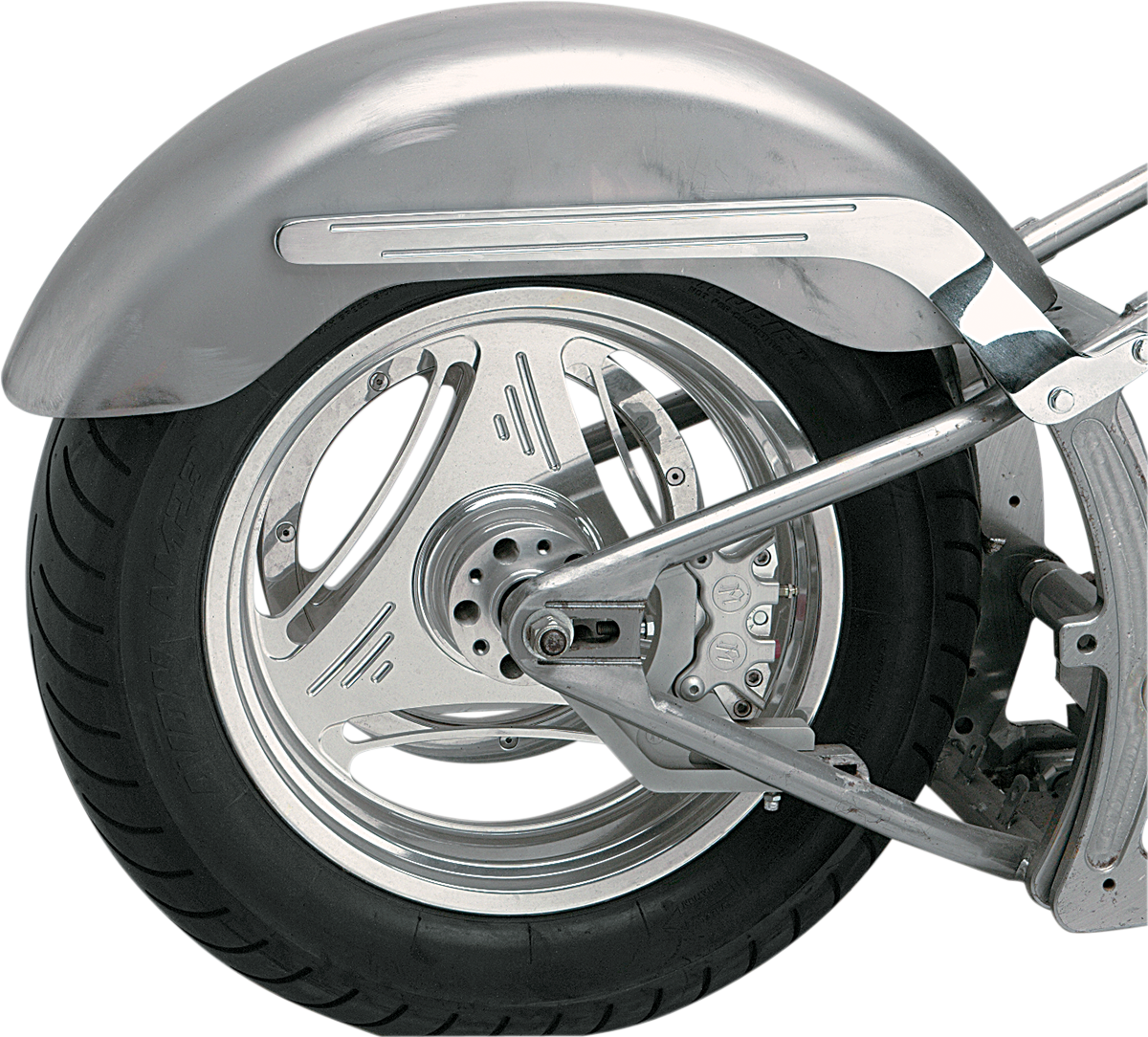 RUSS WERNIMONT DESIGNS Gambler Custom Rear Fender - Steel - 9" W x 33.75" L 380330