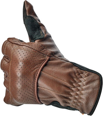 BILTWELL Borrego Gloves - Chocolate/Black - XL 1506-0201-305