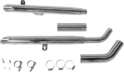 COBRA Drag Mufflers - Chrome - VZ800 3262