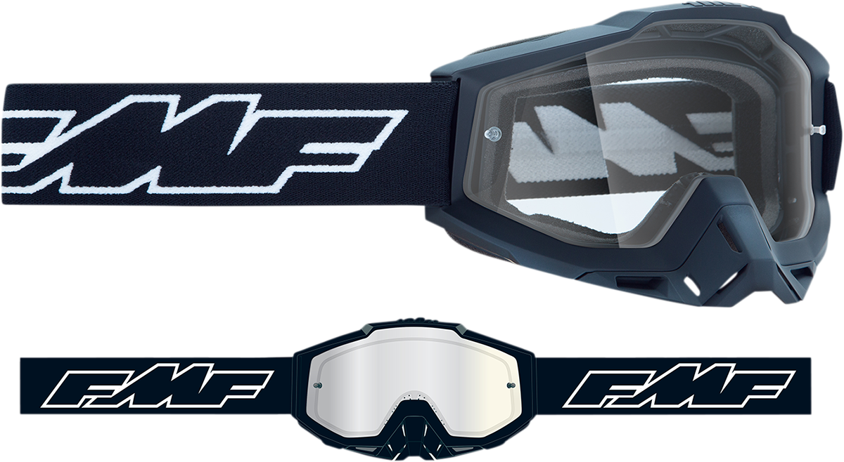 FMF PowerBomb Goggles - Rocket - Black - Clear F-50036-00001 2601-2972