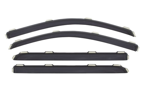 AVS 15-18 Chevy Silverado 2500 Crew Cab Ventvisor Front & Rear Window Deflectors 4pc - Smoke 194536