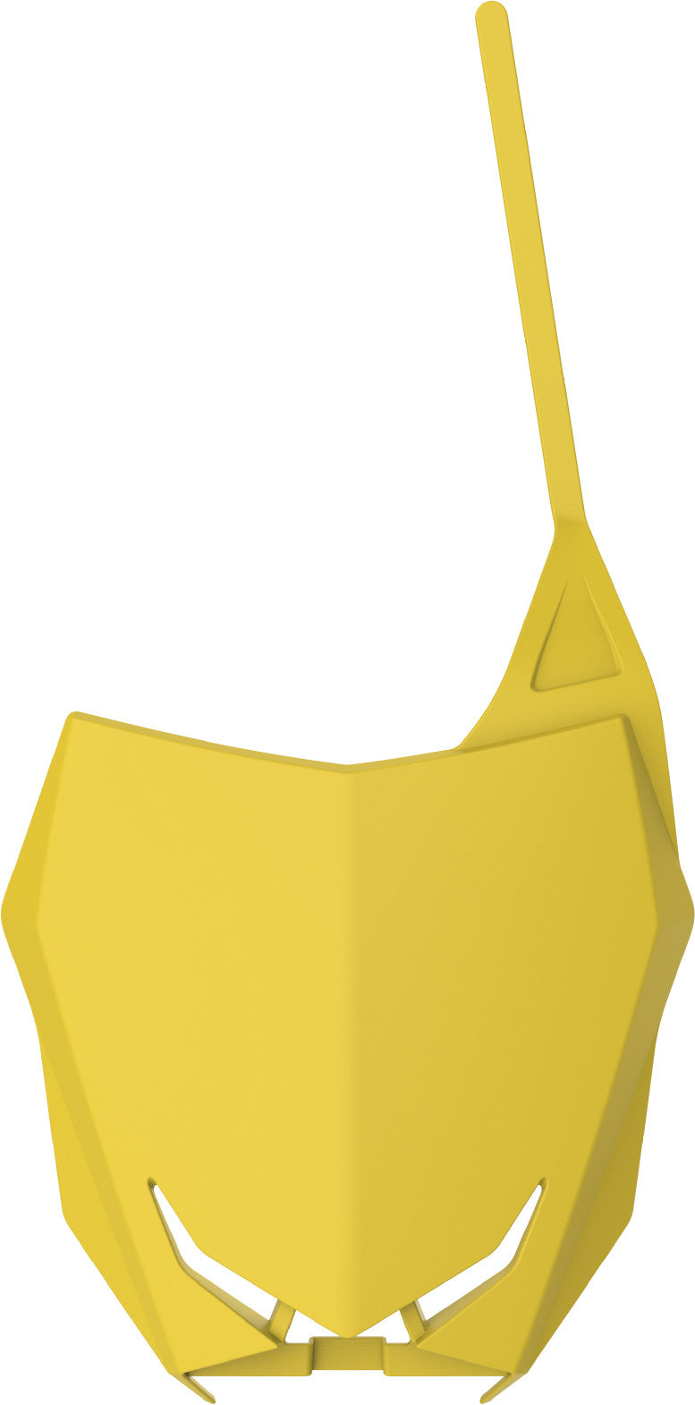 POLISPORT Front Number Plate Yellow 8666100001