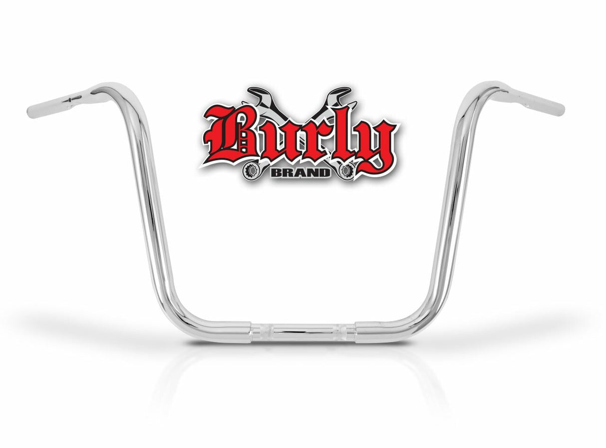 BURLY BRAND Gorilla 14" Apehangers 1.25" Tbw Chrome B28-347T