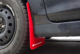 Rally Armor 13-19 USDM Ford Fiesta ST Black UR Mud Flap w/ Red Logo MF29-UR-BLK/RD