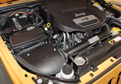 K&N 71 Series Performance Intake Kit for 12-18 Jeep Wrangler 3.6L V6 (12-15 CARB Approved) 71-1566