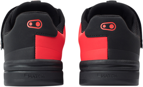 CRANKBROTHERS Stamp Speedlace Shoes - Gray/Red - US 7 STS07030A-7.0