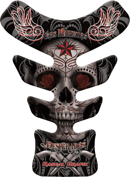 RASCAL GRAFIK Mini Tank Pad Los Muertos Grey RA38856