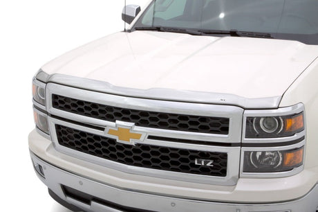 AVS 14-15 Chevy Silverado 1500 Aeroskin Low Profile Hood Shield - Chrome 622062