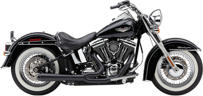 COBRA El Diablo Exhaust - Black - '12-'17 Softail N/F FXSB/FXSE MODELS 6483B