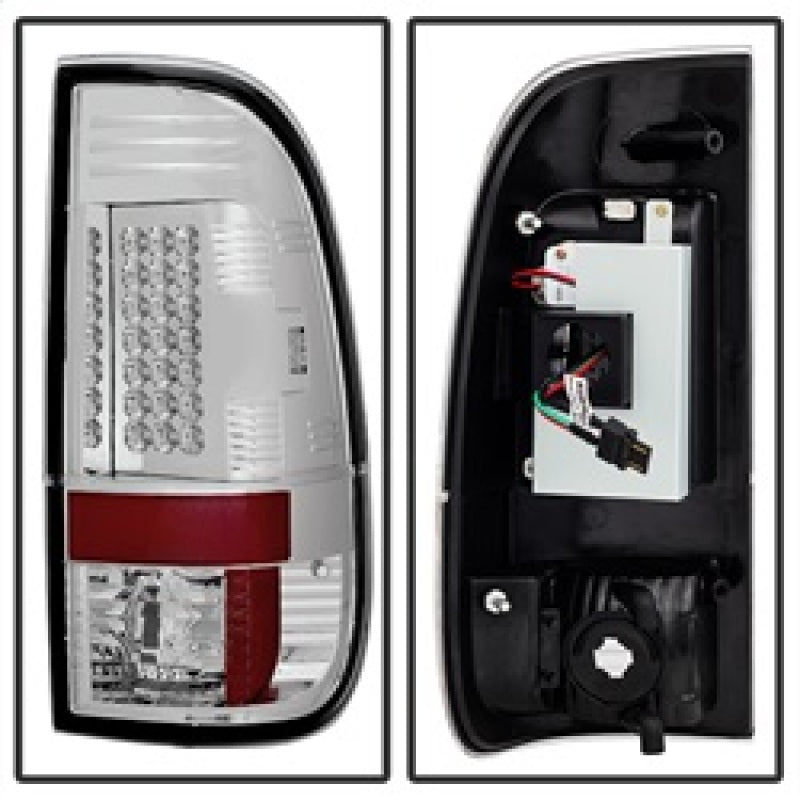 Spyder Ford Super Duty 08-15 LED Tail Lights Chrome ALT-YD-FS07-LED-C 5003904