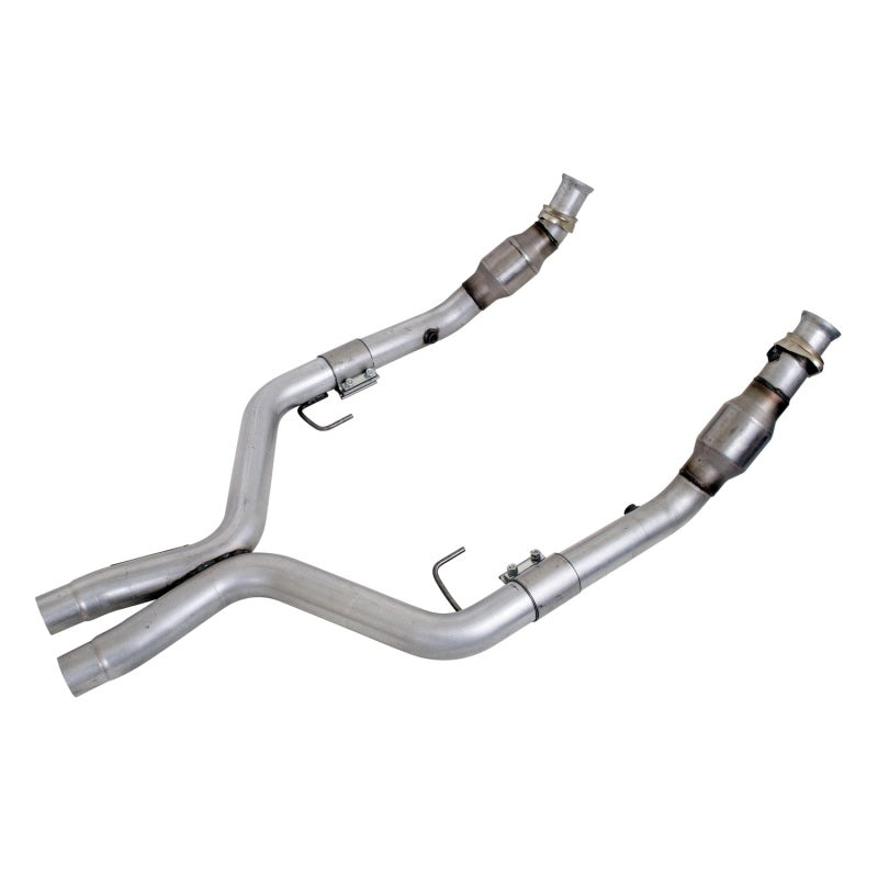 BBK 05-10 Mustang 4.6 GT High Flow X Pipe With Catalytic Converters - 2-3/4 1770