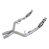 BBK 05-10 Mustang 4.6 GT High Flow X Pipe With Catalytic Converters - 2-3/4 1770