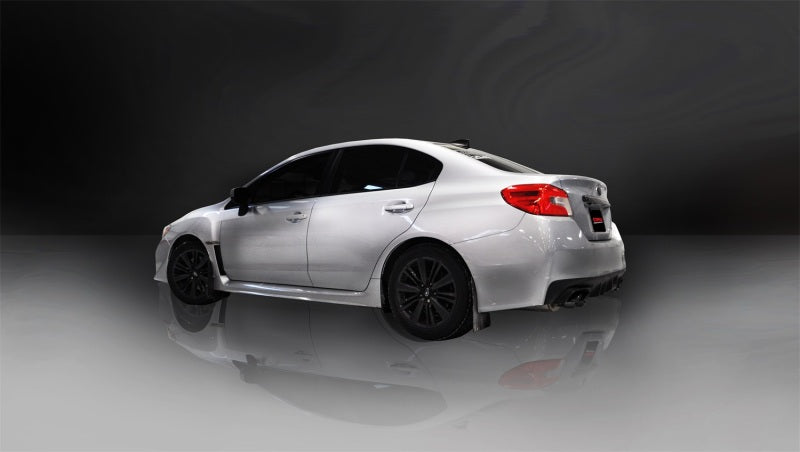 Corsa 2015 Subaru WRX Cat Back Exhaust, Black Quad 3.5in Tips *Sport* 14857BLK
