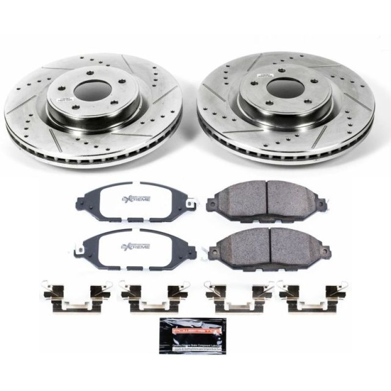 Power Stop 2013 Infiniti JX35 Front Z36 Truck & Tow Brake Kit K6496-36