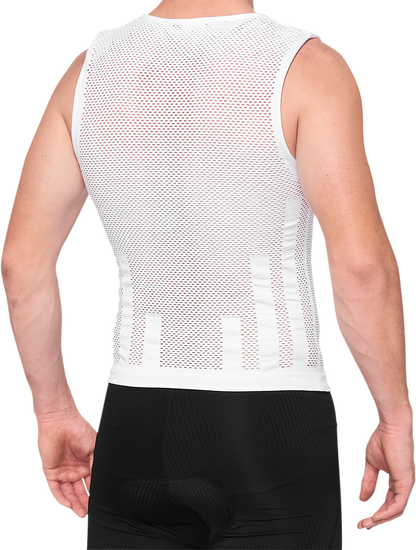 100% Zephyr Tank Jersey - White - Small/Medium 35502-000-17