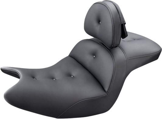 SADDLEMEN Seat - Roadsofa - With Backrest - Pillow Top - Black H18-07-181BR