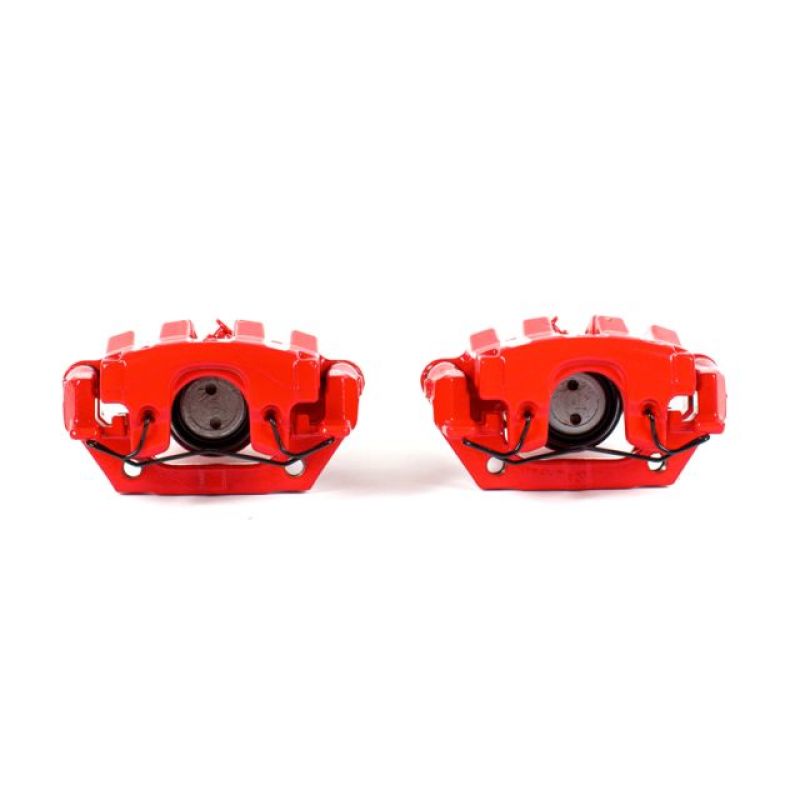 Power Stop 06-09 Pontiac Solstice Rear Red Calipers w/Brackets - Pair S5050