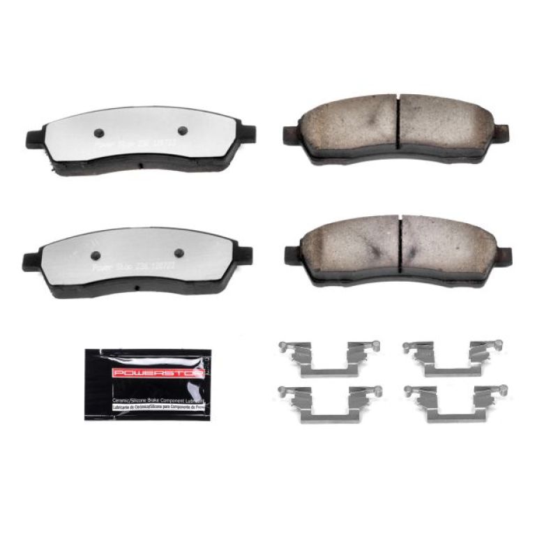 Power Stop 00-05 Ford Excursion Rear Z36 Truck & Tow Brake Pads w/Hardware Z36-757