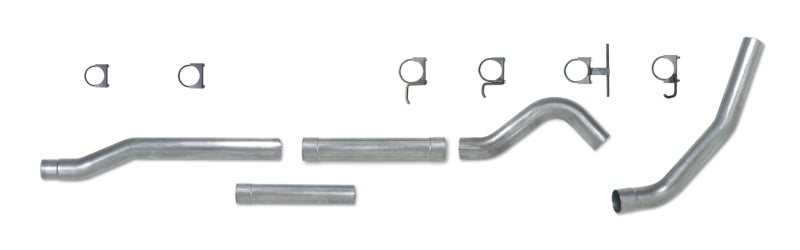 Diamond Eye KIT 4in CB MFLR RPLCMENT PIPE SGL AL: 03-07 FORD 6.0L F250/F350 (Extended Cab Only) K4338A-RP