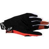 ALPINESTARS Techstar MX Gloves - Black/Hot Orange - Small 3560125-1041-S