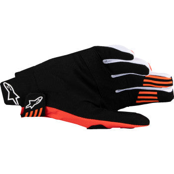 ALPINESTARS Techstar MX Gloves - Black/Hot Orange - 2XL  3560125-1041-2XL