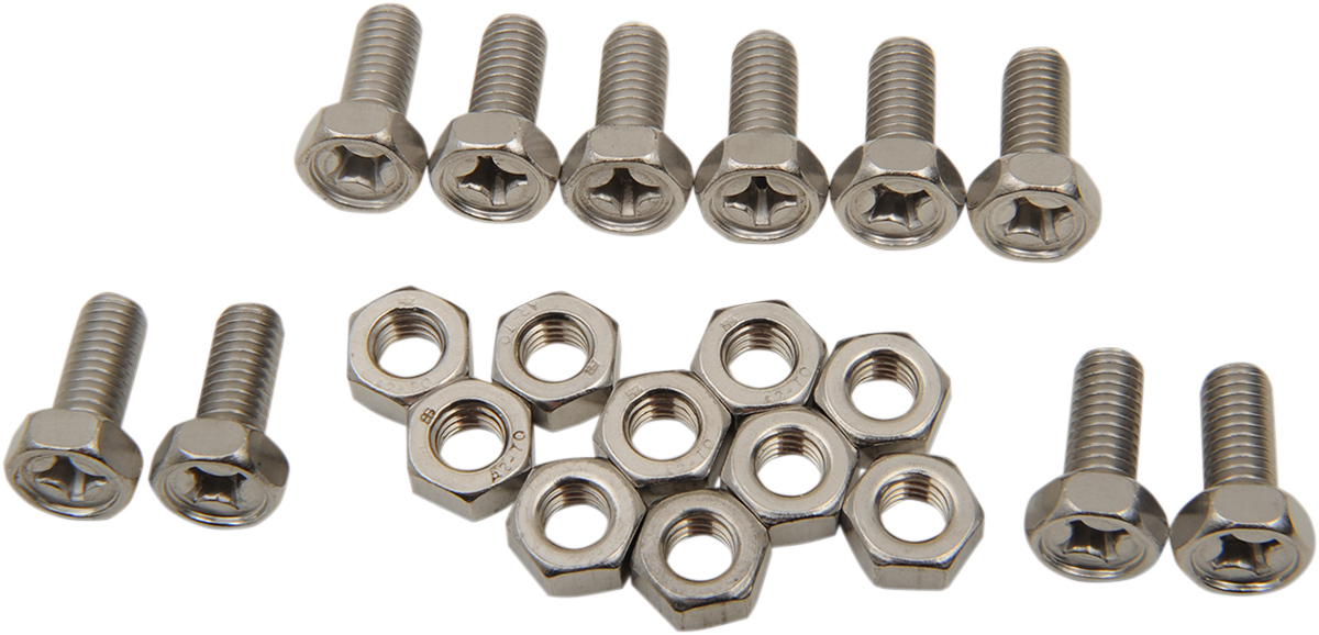 YUASA Battery Bolt/Nut Set - 6X14SS PACK5BNBSS14M