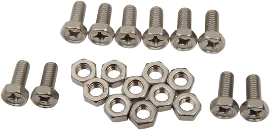 YUASA Battery Bolt/Nut Set - 6X14SS PACK5BNBSS14M