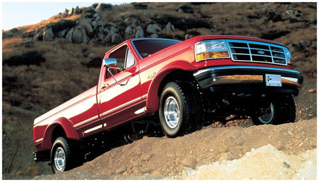Bushwacker 92-96 Ford Bronco Extend-A-Fender Style Flares 2pc - Black 20019-11