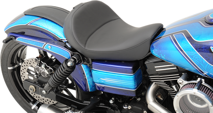 DRAG SPECIALTIES Solo Seat - Mild Stitched - Driver's Backrest - FXD USE P-PADS 08030342,0353 0803-0555